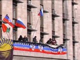Los manifestantes prorrusos declaran la independencia de la República de Donetsk