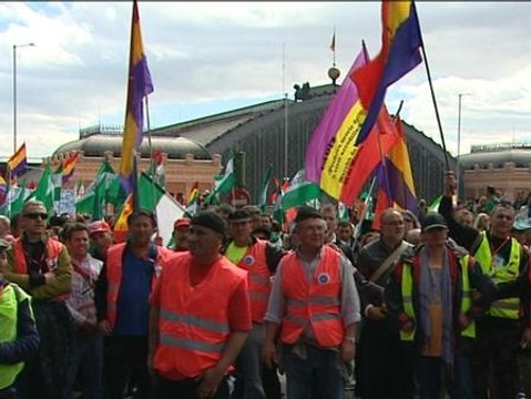 Las marchas de la dignidad ya están en Madrid