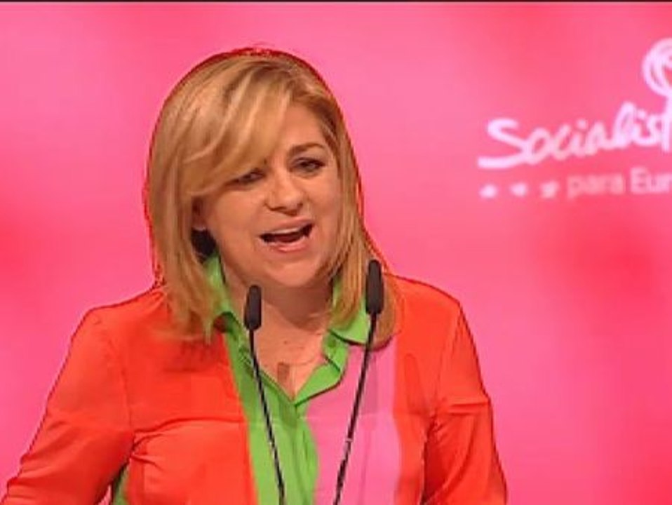 Elena Valenciano: "El PP no tiene ninguna gana de ganar las elecciones europeas"