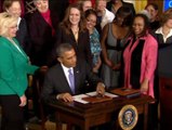 El presidente Barack Obama anuncia medidas para impulsar la igualdad salarial entre hombres y mujeres