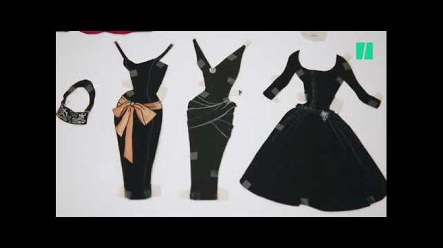 Quand le jeune Yves Saint Laurent dessinait des vêtements pour ses paper dolls