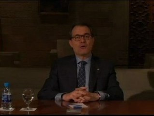 Artur Mas: "Había una actitud de violencia"