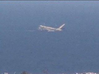 El equívoco del avión que no se estrelló en el mar