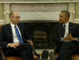 Obama recibe en la Casa Blanca al primer ministro de Ucrania