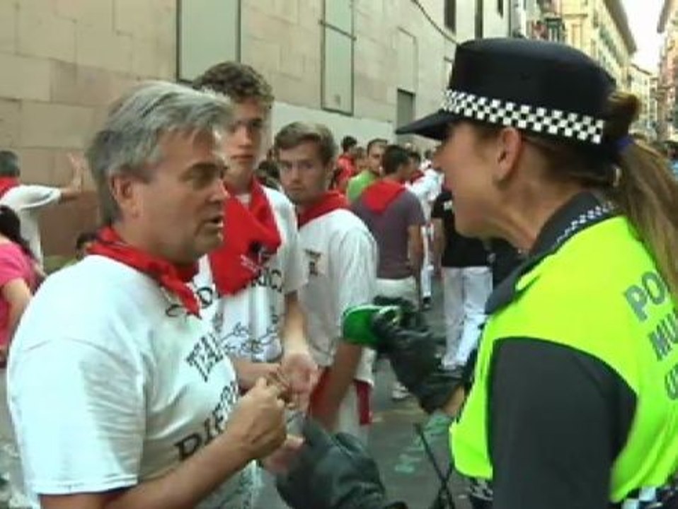 Multas de hasta 3000 euros en los encierros de Sanfermines