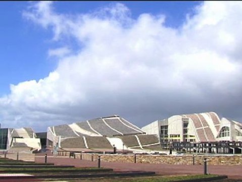Grietas en la Ciudad de la Cultura de Galicia