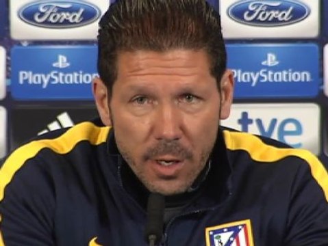 Simeone: Estoy seguro que mañana tendremos un partido duro y difícil