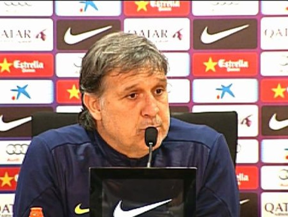 Martino: "El partido ante Osasuna es de vital importancia"