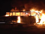 Arde un autobús de línea en Valdemorillo