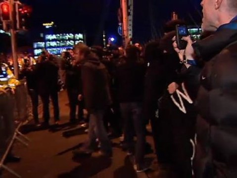 Disturbios en Dublín ante la sede de la cumbre del PP europeo al que asiste Rajoy