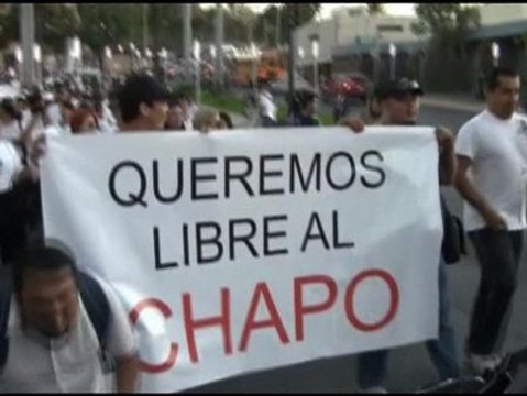 Los vecinos de Sinaloa piden cada día en sus calles la libertad para el Chapo Guzmán