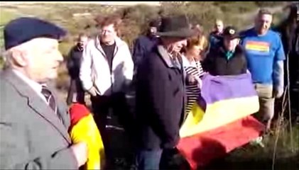 Homenaje al brigadista internacional Jack Edwards