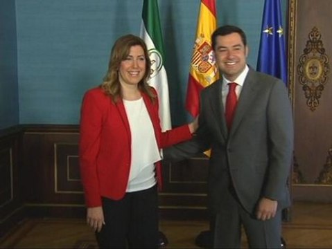 Susana Díaz y Moreno Bonilla se reúnen en Sevilla