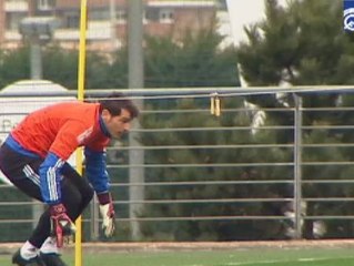 El Real Madrid prepara el derbi del domingo