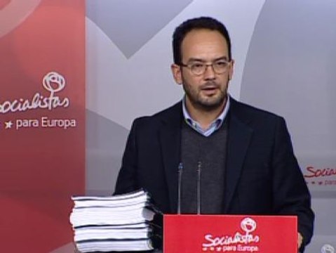 Antonio Hernando: La trama Gürtel afecta al PP desde Cospedal a Rajoy