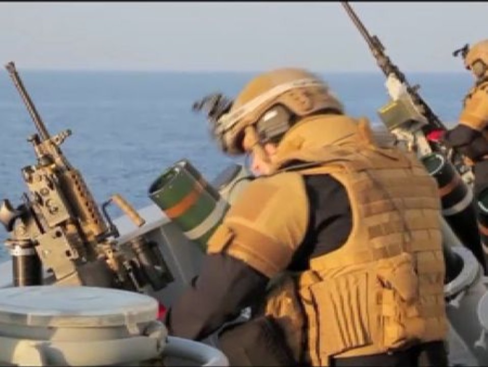 Barco que transporta armas químicas desde Siria