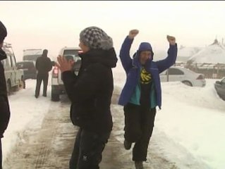 Rescatados de la ventisca