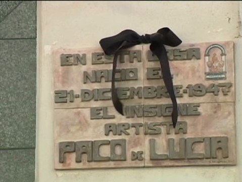 Luto en la ciudad natal de Paco de Lucía