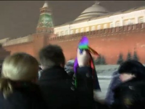 Diez homosexuales detenidos en Moscú