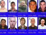 Los diez fugitivos más buscados en España
