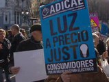 23 ciudades españolas protestan contra la subida de la luz