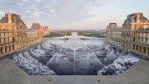 L'oeuvre de JR au Louvre, plus éphémère que prévu