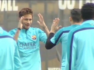 Entrenamiento del Barcelona FC