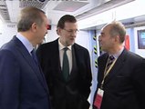Mariano Rajoy inaugura una línea de metro turca construída por una empresa catalana