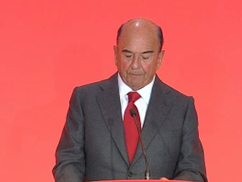 Botín apuesta por la recuperación de la economía