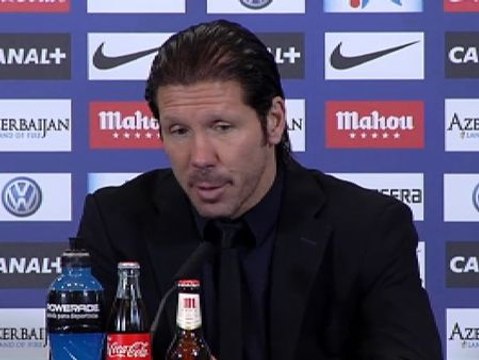 Simeone: Los dos equipos tienen las mismas posibilidades de clasificarse