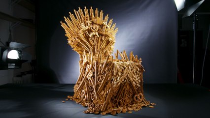 This 4-Foot Iron Throne Is Made Of More Than 1,000 Pretzels