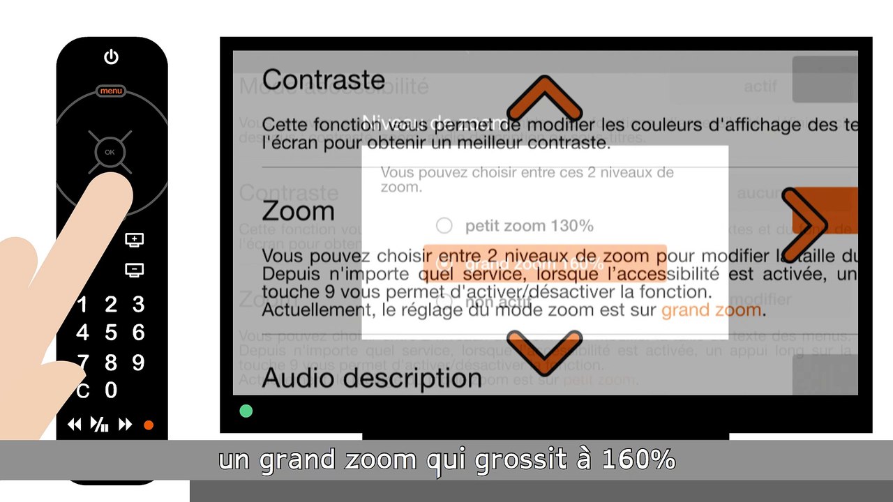 Accessibilité : fonction Zoom - Orange