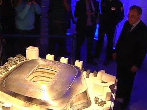 Florentino Pérez presenta el proyecto ganador del nuevo estadio Bernabéu