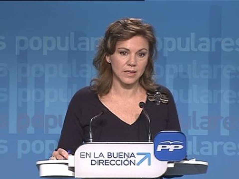 Cospedal: ""Tanto López del Hierro como yo hemos actuado dentro de la legalidad"