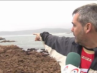 Rescate de un matrimonio que fue arrastrado por una ola