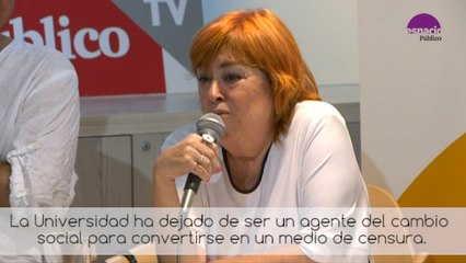 Rosa Pereda - "Los intelectuales tienen un papel importante en los medios"