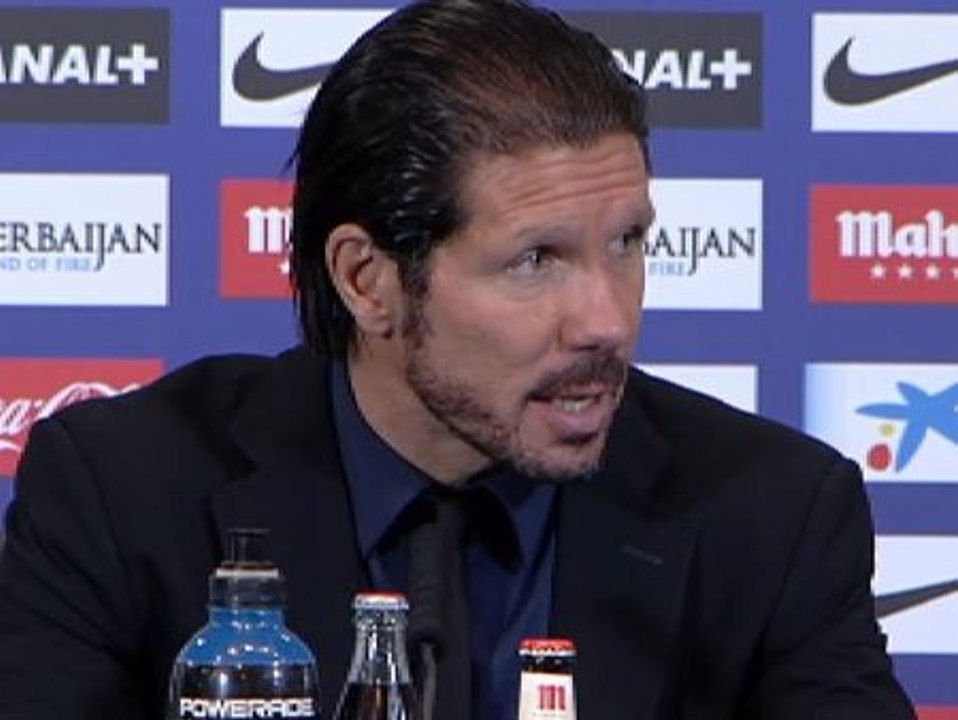 Simeone: "Tengo un equipo de hombres que responde en los momentos importantes"
