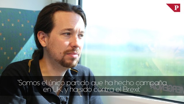 ENTREVISTA CON PABLO IGLESIAS - Somos el único partido que ha hecho campaña en UK, y ha sido contra el 'Brexit