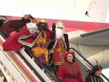 Los Reyes Magos llegan volando a A Coruña