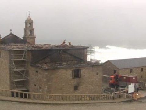 Comienzan los trabajos de restauración del santuario de Muxía