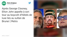 George Clooney appelle au boycott des hôtels liés au sultan de Brunei