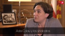 Ada Colau y los sindicatos