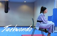 Lecciones de Eva Calvo sobre taekwondo