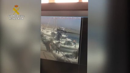 Duro golpe de la Guardia Civil al tráfico de hachís en El Estrecho