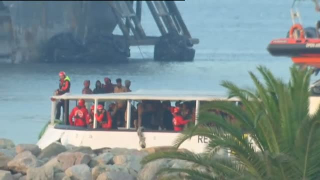 Los migrantes del "Open Arms" ya están en puerto seguro