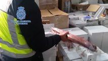 La Policía recupera más de 900 piezas de quesos, embutidos y jamones ibéricos robados