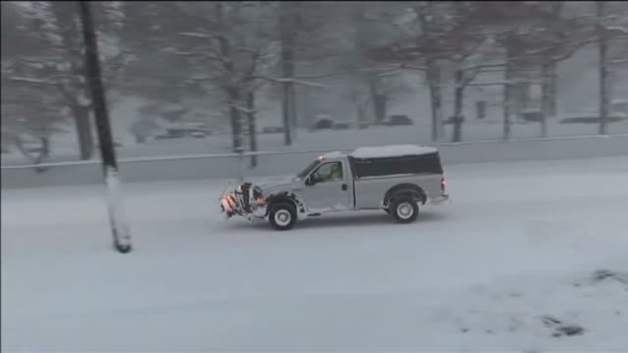 Metro y medio de nieve en 30 horas al paso de un frente que cruza los EEUU