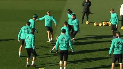 Último entrenamiento del Real Madrid antes del Clásico