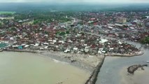 Imágenes aéreas muestran la horrible devastación de Indonesia tras el tsunami