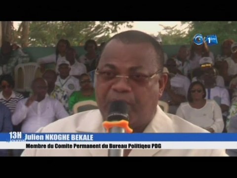 RTG/51ème anniversaire du PDG dans la commune de Ntoum